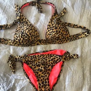 Cheetah print bikini